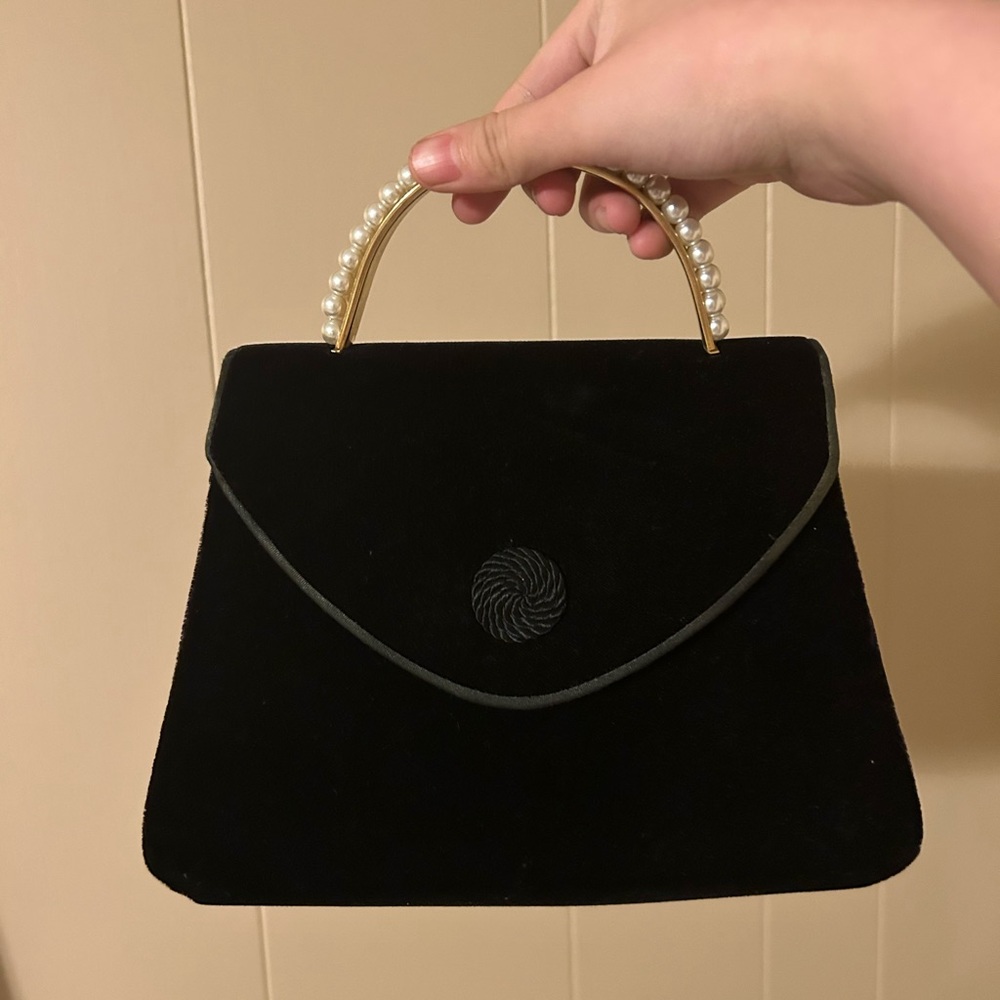 Vintage pearl handle bag